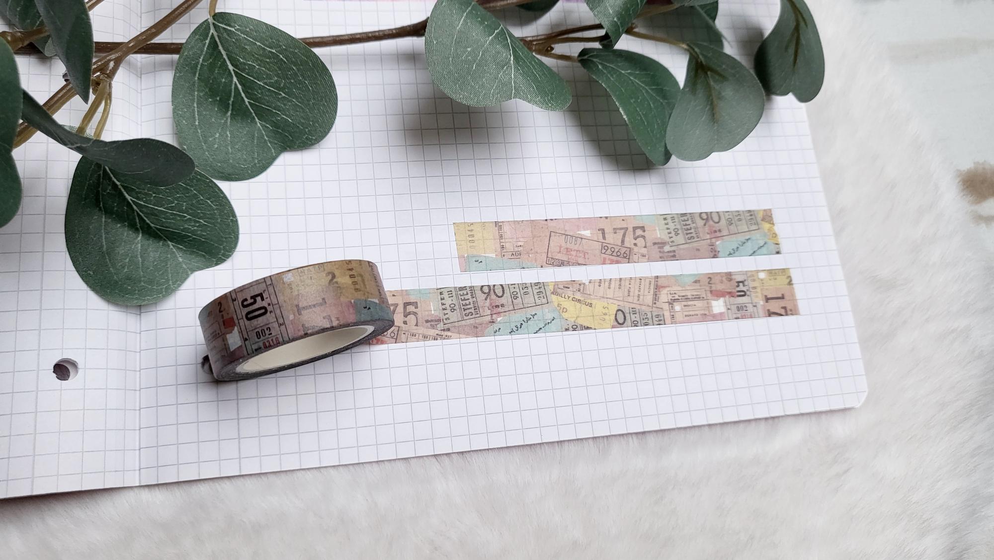 Washi Tape Tickets